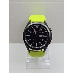 Samsung Galaxy Watch3 45mm LTE Mystic Black Smartwatch GPS Heart Rate Neon *READ
